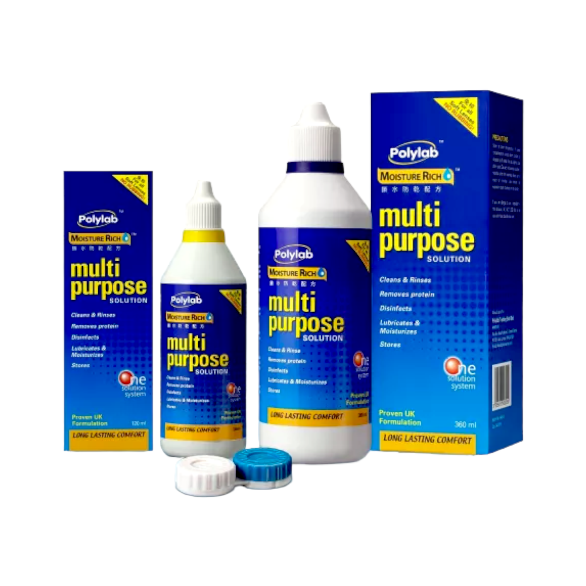 Polylab Multi Purpose Solution Contact Lens Solution 360ml+100ml